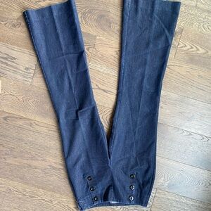 Kenneth Cole Blue Flare Wide Leg Jeans